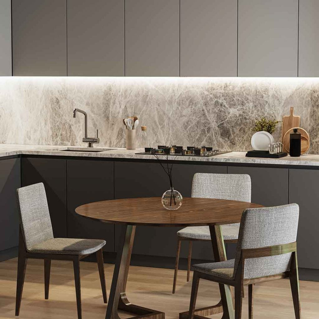 reforma de cocina en Barcelona - abrir cocina al salón con Reformas Dimari